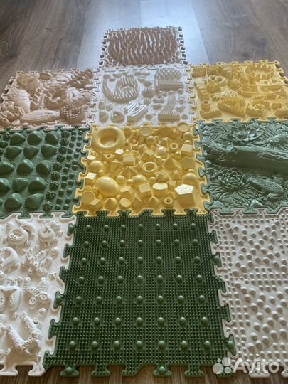 Детский коврик пазл ортопедический