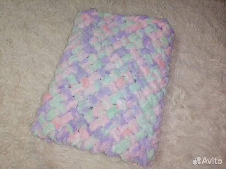 Плед детский вязаный Puff