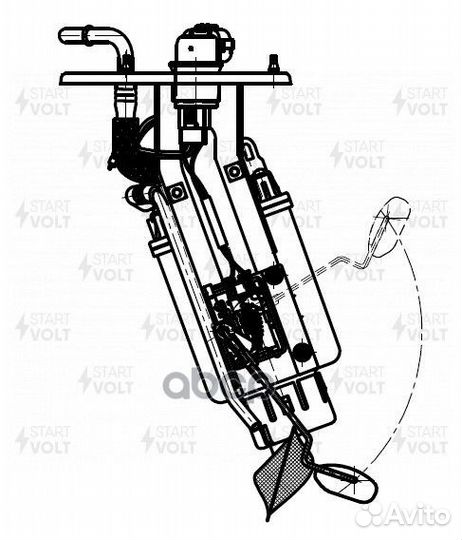 Модуль топливного насоса для а/м Hyundai Sonata NF