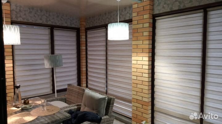 Рулонные шторы Зебра