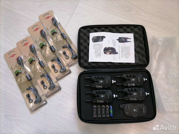 Комплект Сигнализатор Поклевки 4+1 MF/Kaida/Dayo