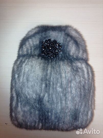 Шапка норковая женская