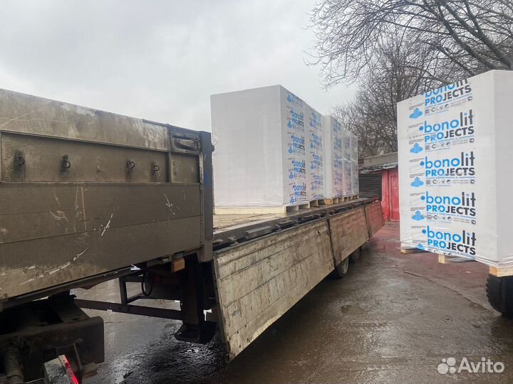 Газосиликатные блоки с завода Бонолит