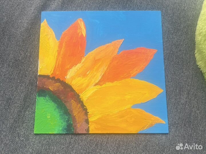 Картина акрилом на холсте 30*30