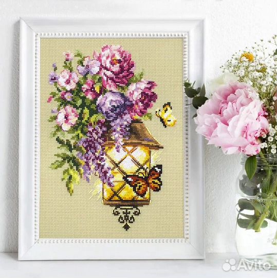 Готовая вышивка — Свет надежды 17*23 см