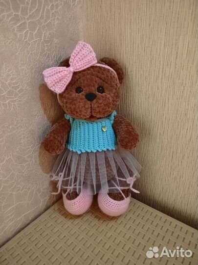 Вязанный мишка