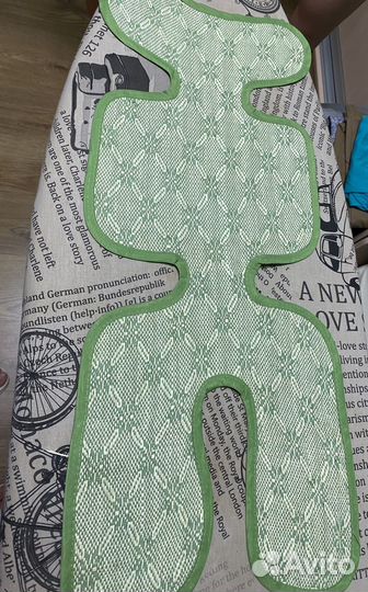 Бамбуковый коврик в коляску уоуа