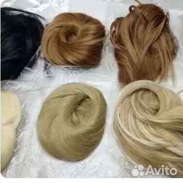 Шиньон на резинке.Прическа