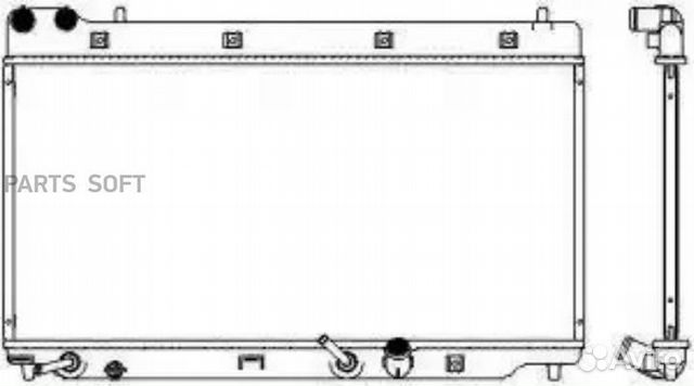 Радиатор охлаждения Хонда Джаз 2002
