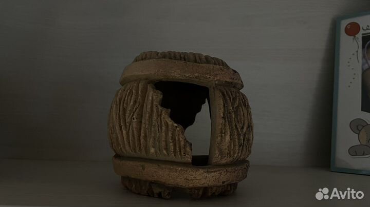 Керамический бочонок в аквариум