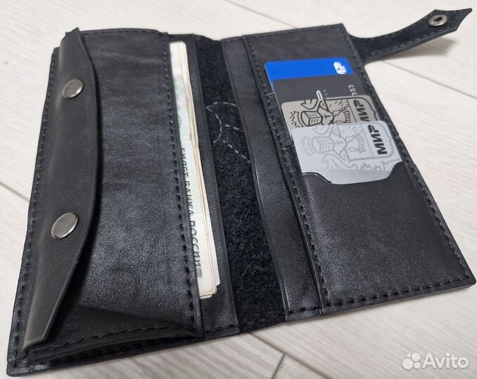 Лонгер байкерский(кошелек),ручная работа,кожа