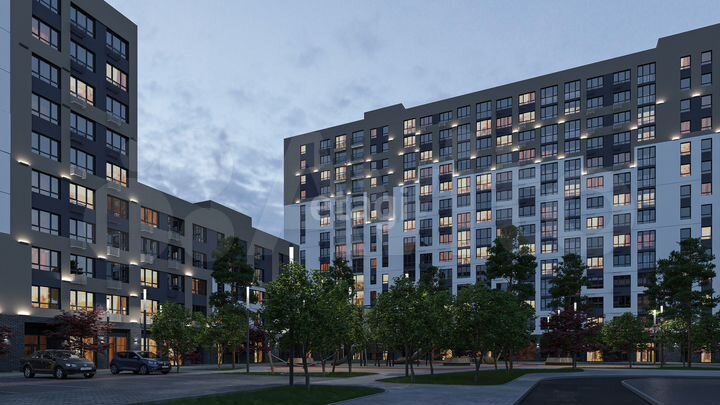 2-к. квартира, 59,4 м², 5/14 эт.