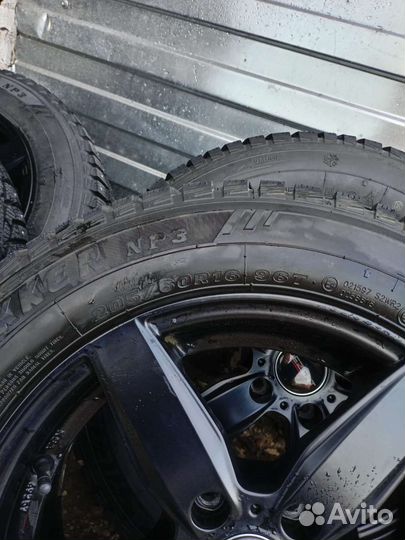 Колеса зимние шипованные на дисках 205 60 r16