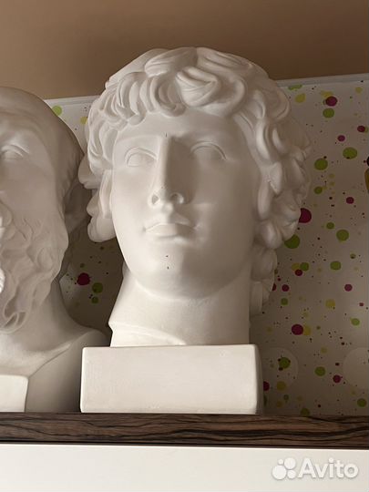Гипсовая голова Антиной