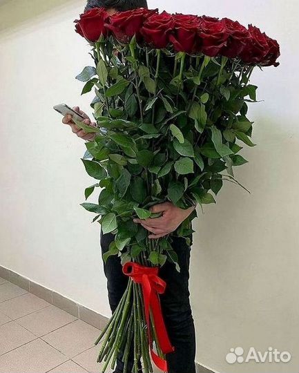 Высокие розы Гигантские розы Доставка цветов