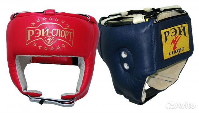 Шлем боксерский Рэй Спорт Бокс-1 классический иск