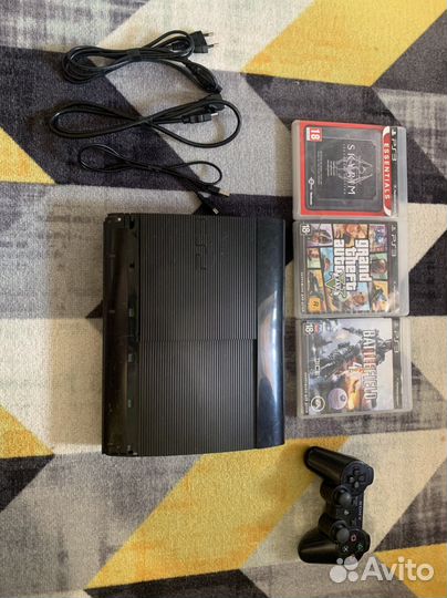 Приставка sony playstation 3 super slim ps3