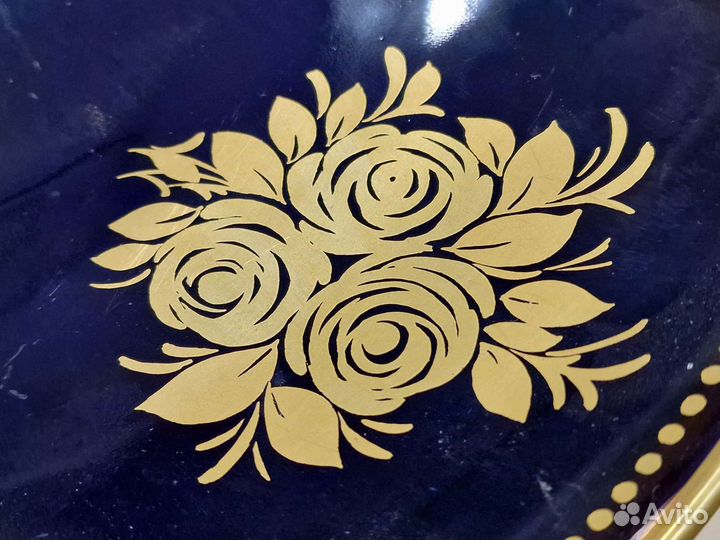 Блюдо кобальт Германия