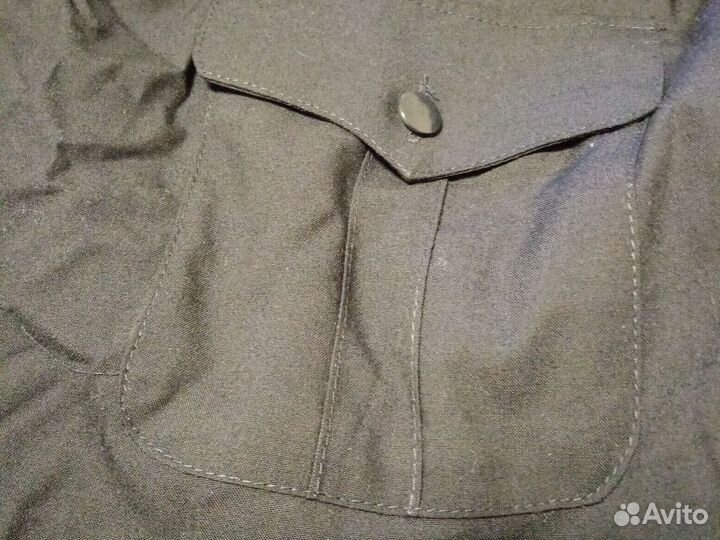 Рубашка форменная с коротким рукавом черная