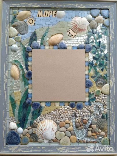 Зеркало в мозаичной раме