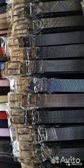 Ремни мужские экокожа в ассоортименте