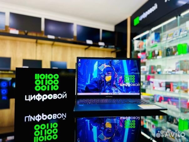 Новый мощный asus 15,6 oled/I3-N305/DDR4-8/SSD-256