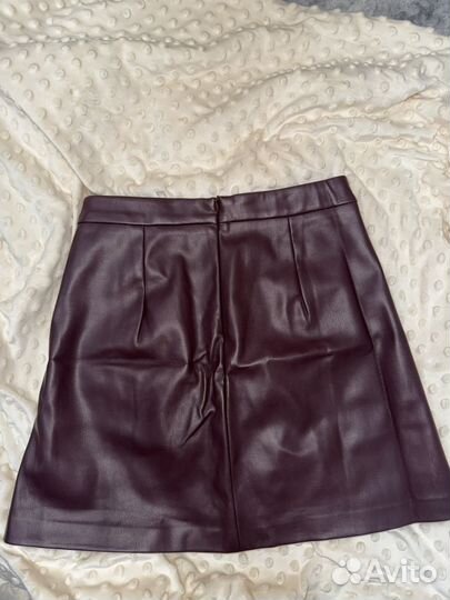 Кожаная юбка
