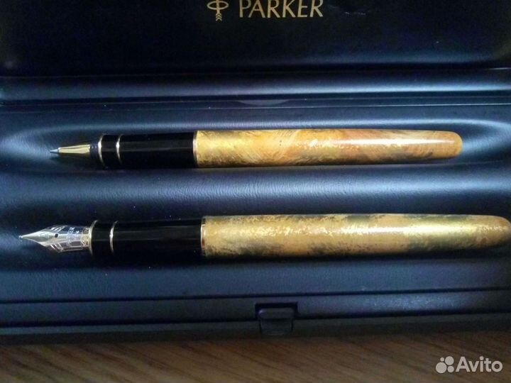 Parker коллекционные новые янтарь