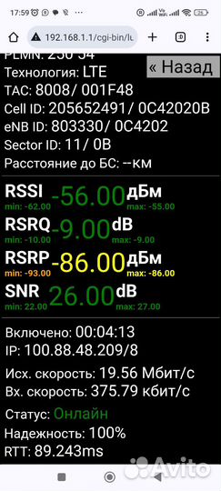 Комплект интернета LTE+ 800-2700 для сво