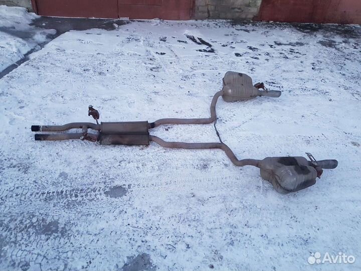 Глушитель audi a6 c6 allroad quattro 3.2