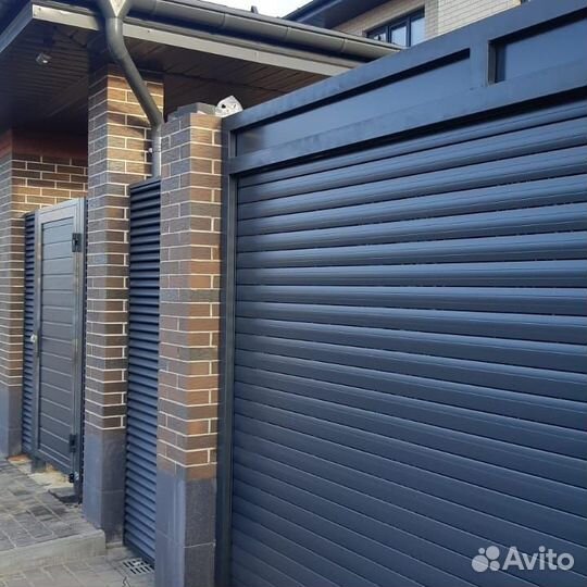 Секционные ворота Рольставни