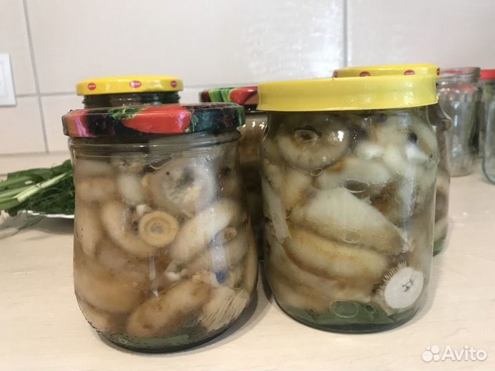 Грибы сырые грузди соленые