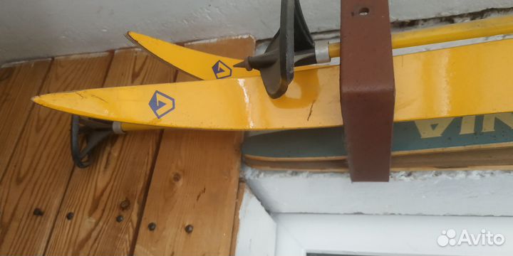 Лыжи беговые СССР деревянные