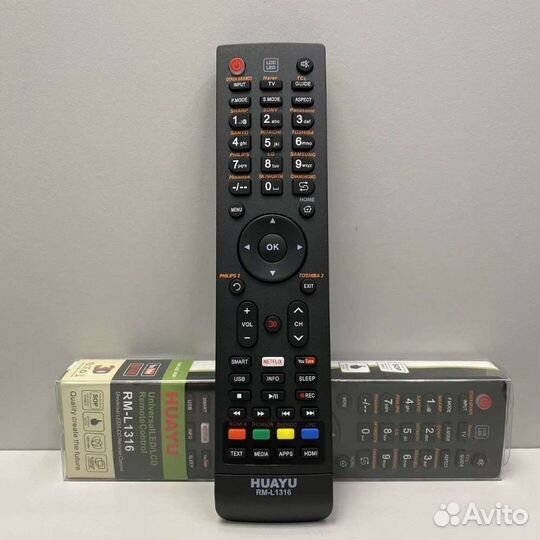 Пульт универсальный к RM-L1316 TV LCD Smart/Youtub