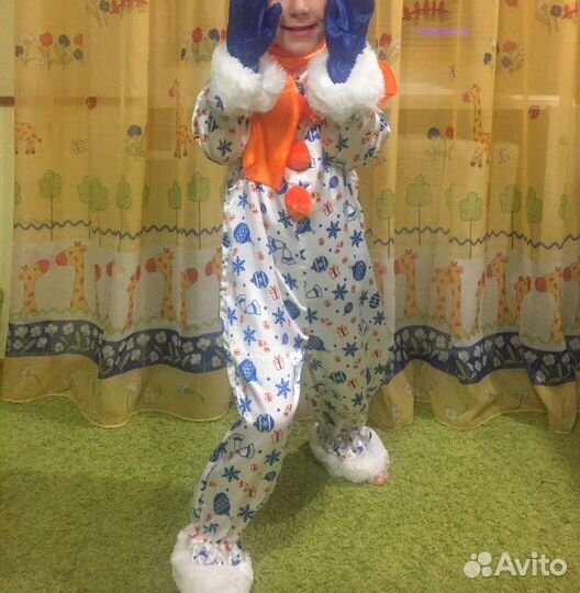 Костюм снеговика, размер 30