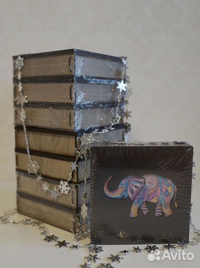 Деревянные пазлы в подарок, арт