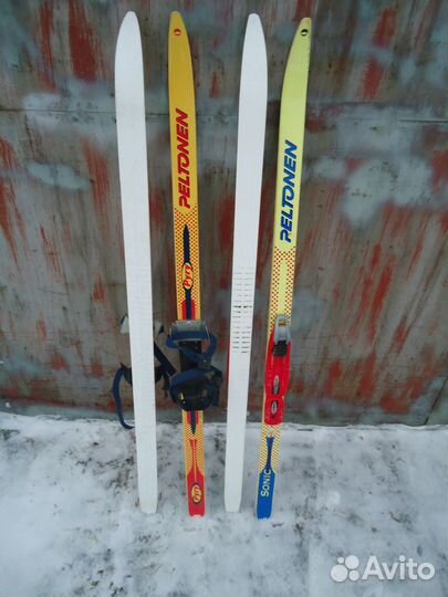 Лыжи беговые детские,комплект