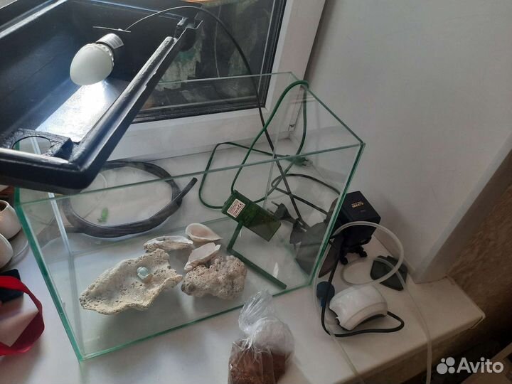 Аквариум 18 литров и принадлежности