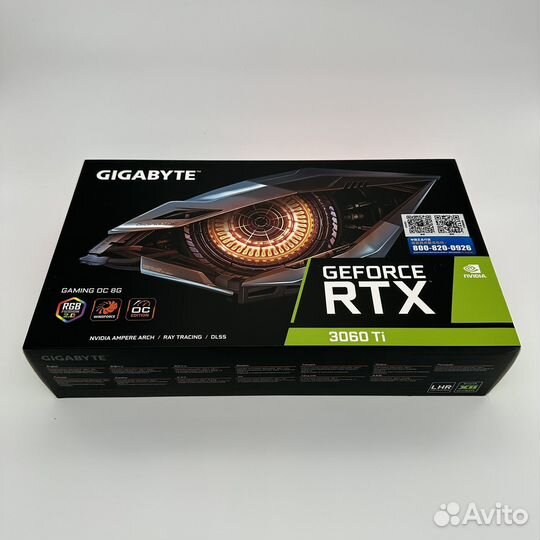 Видеокарта Gigabyte GeForce RTX 3060 Ti 8 гб