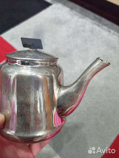 Заварочный чайник Мельхиор Кольчугино СССР