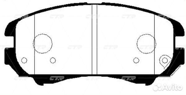 Колодки CTR GK0507 (ckkk-1) GK0507 CTR