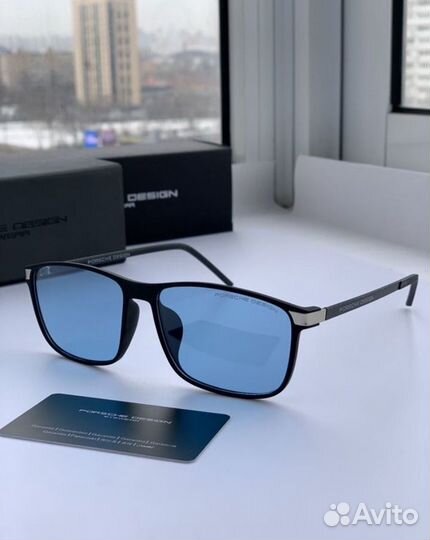 Очки porsche design голубые поляризационные