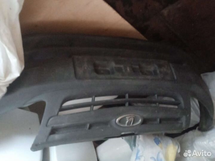 Бампер LADA granta передний чёрный