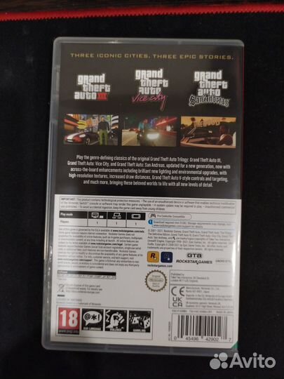 Grand Theft Auto The Trilogy Nintendo switch