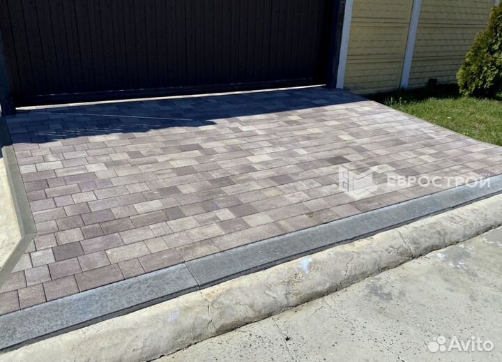 Тротуарная плитка, брусчатка, бордюры