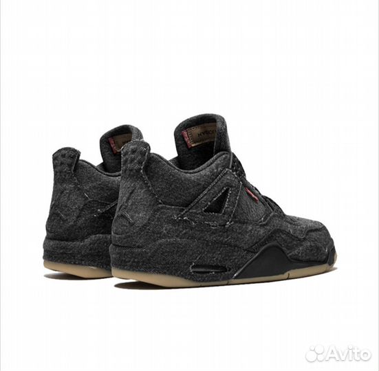 Кроссовки Nike Air Jordan 4 x Levi's Black