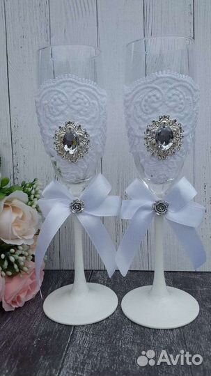 Свадебные бокалы, Семейный очаг, свадебные свечи