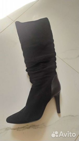 Сапоги натуральная кожа (замша)