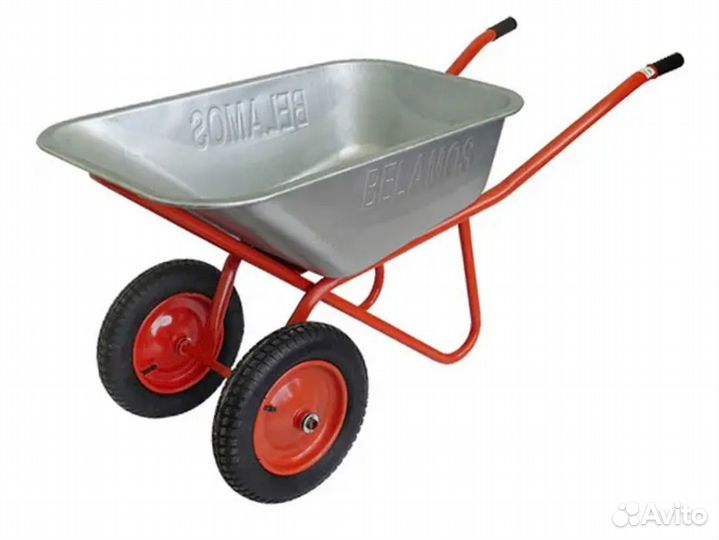 Тачка строительная, садовая усиленная