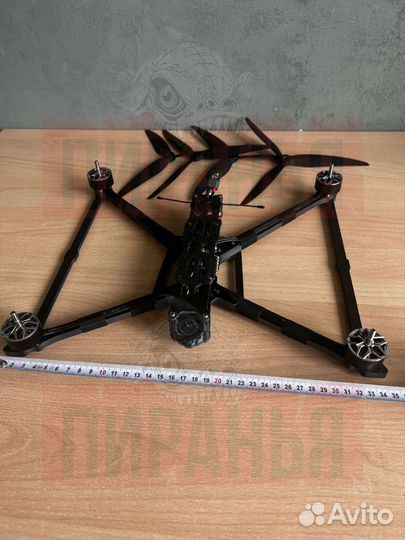 Квадрокоптер фпв Пиранья 10 дюймов